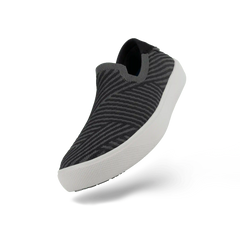 Men's Boardwalk Slip-On - Dark Grey/Black Zigzag